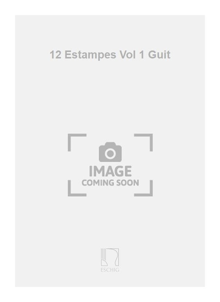 12 Estampes Vol 1 Guit